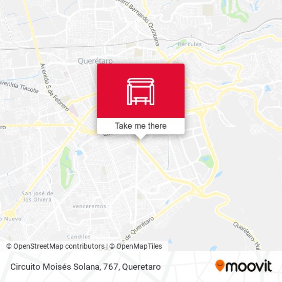 Mapa de Circuito Moisés Solana, 767
