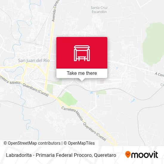 Labradorita - Primaria Federal Procoro map