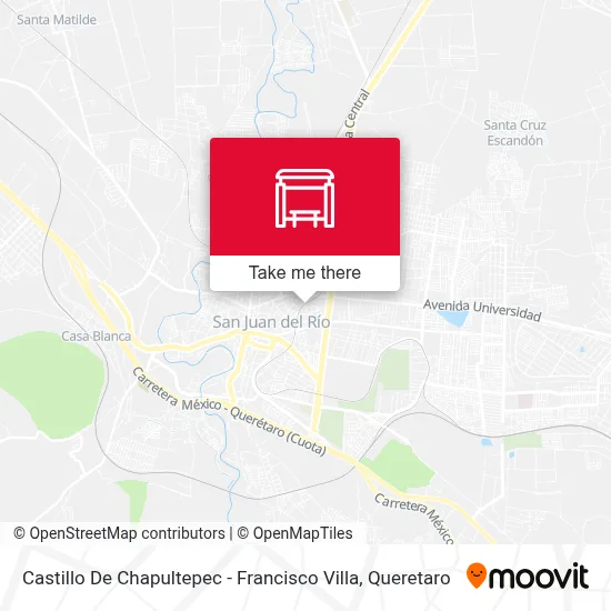 Castillo De Chapultepec - Francisco Villa map