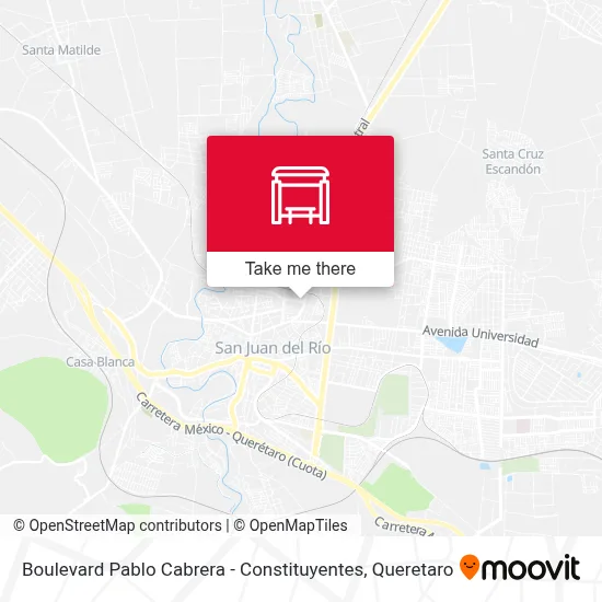 Boulevard Pablo Cabrera - Constituyentes map