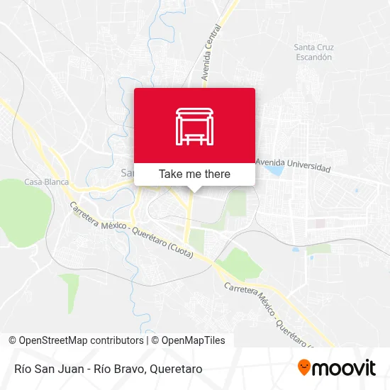 Río San Juan - Río Bravo map
