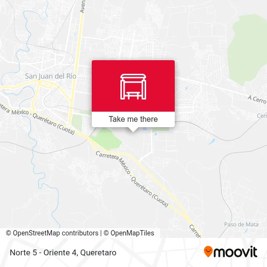 Norte 5 - Oriente 4 map