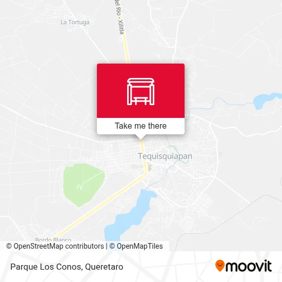 Parque Los Conos map