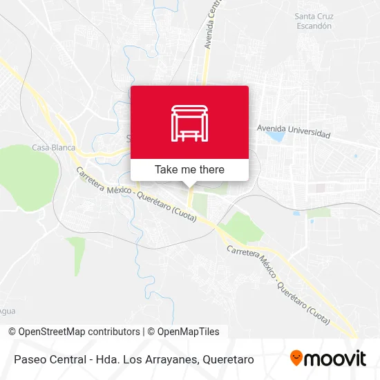 Paseo Central - Hda. Los Arrayanes map