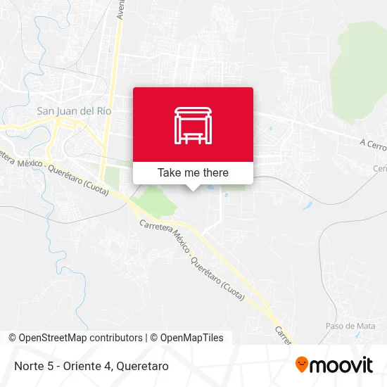 Norte 5 - Oriente 4 map