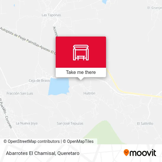 Abarrotes El Chamisal map