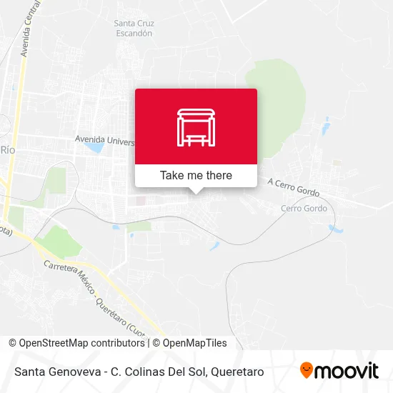 Santa Genoveva - C. Colinas Del Sol map