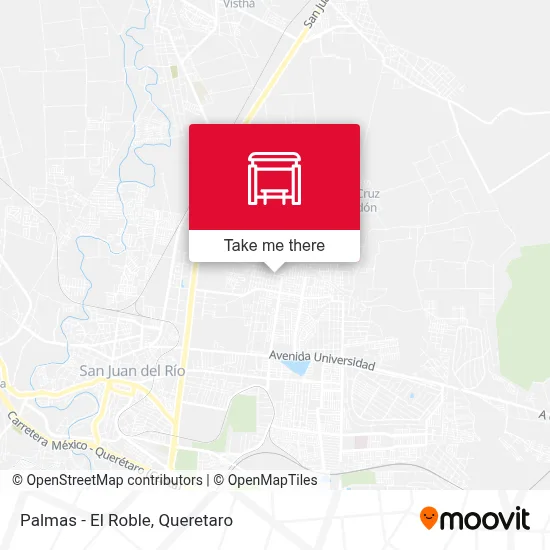 Palmas - El Roble map
