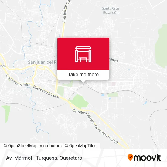 Av. Mármol - Turquesa map