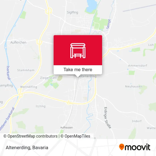 Карта Altenerding