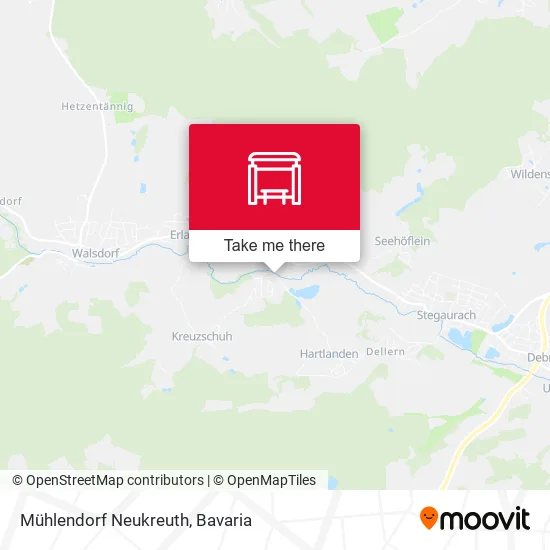 Карта Mühlendorf Neukreuth