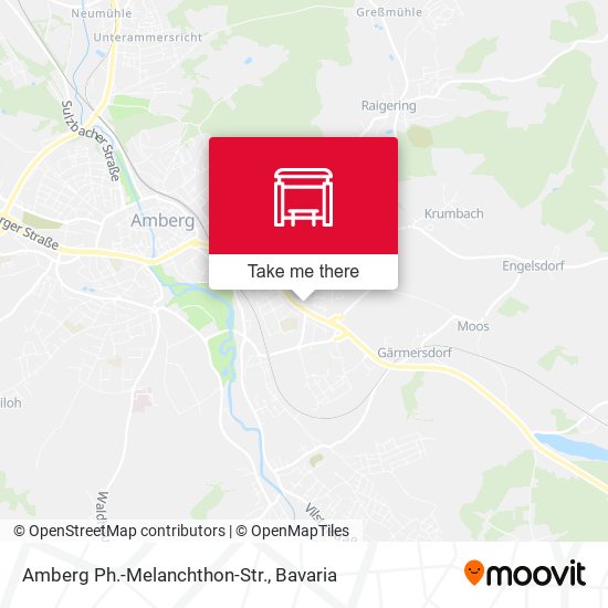 Amberg Ph.-Melanchthon-Str. map