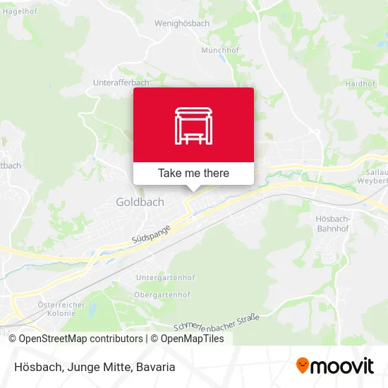 Карта Hösbach, Junge Mitte