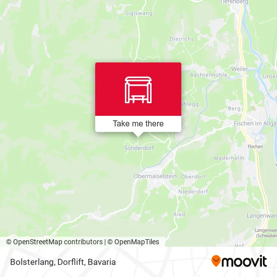 Карта Bolsterlang, Dorflift