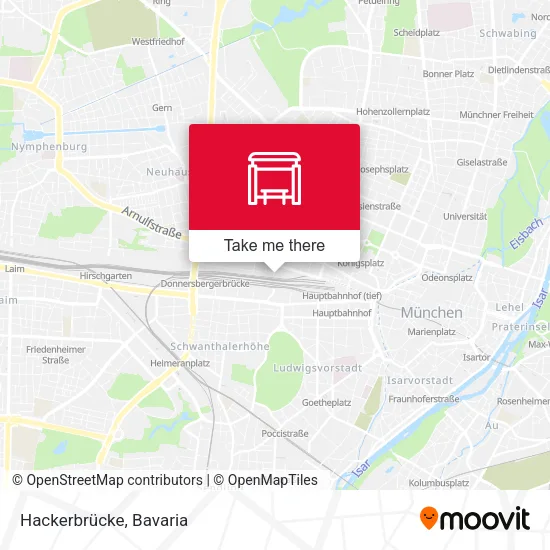 Карта Hackerbrücke