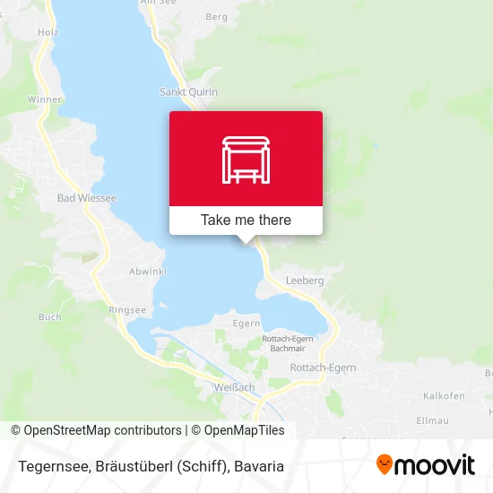 Карта Tegernsee, Bräustüberl (Schiff)