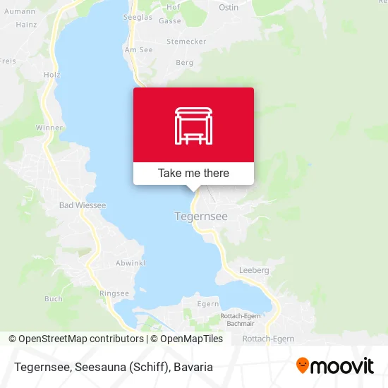 Карта Tegernsee, Seesauna (Schiff)