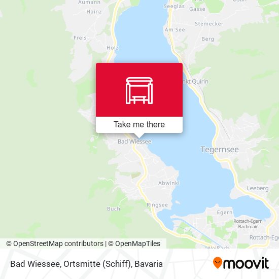 Карта Bad Wiessee, Ortsmitte (Schiff)