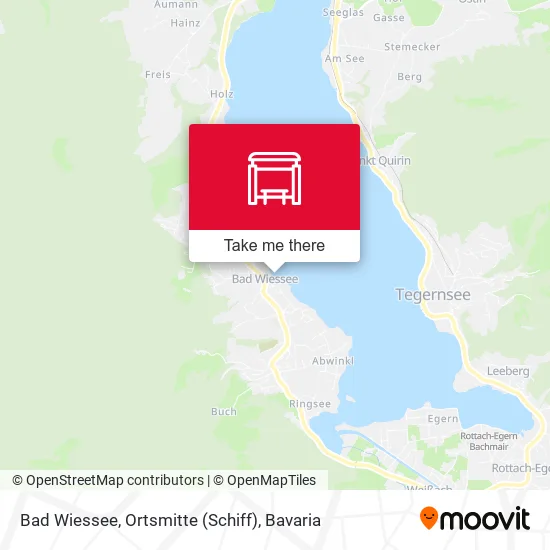 Bad Wiessee, Ortsmitte (Schiff) map