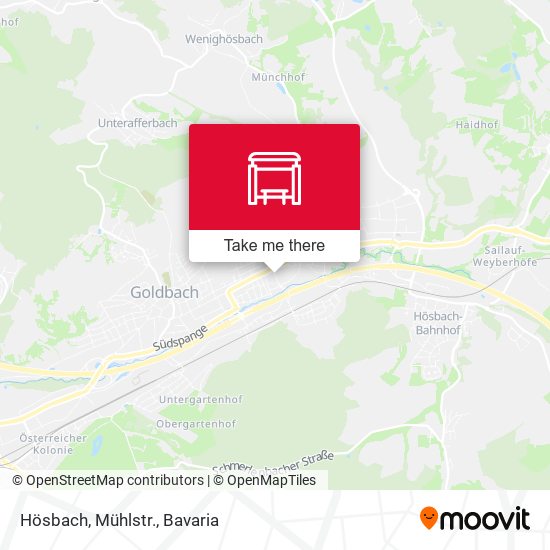 Hösbach, Mühlstr. map