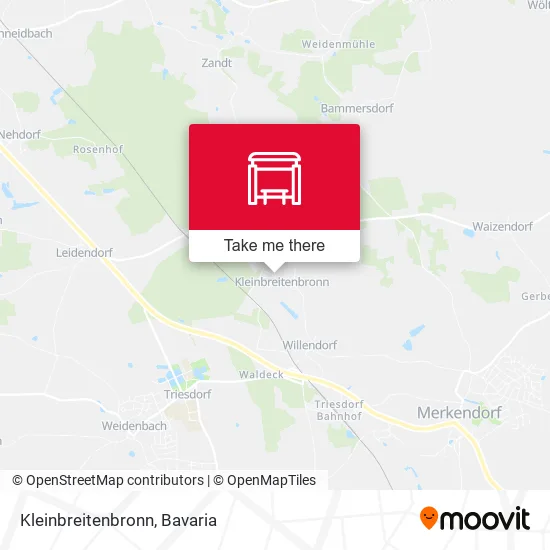 Карта Kleinbreitenbronn