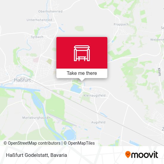 Haßfurt Godelstatt map