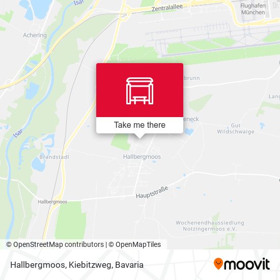 Hallbergmoos, Kiebitzweg map