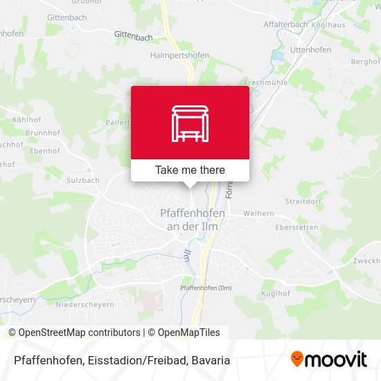 Pfaffenhofen, Eisstadion / Freibad map