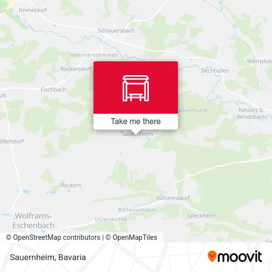 Карта Sauernheim