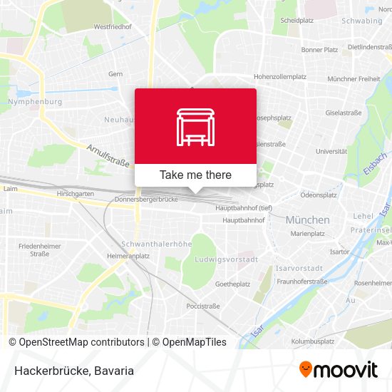 Карта Hackerbrücke