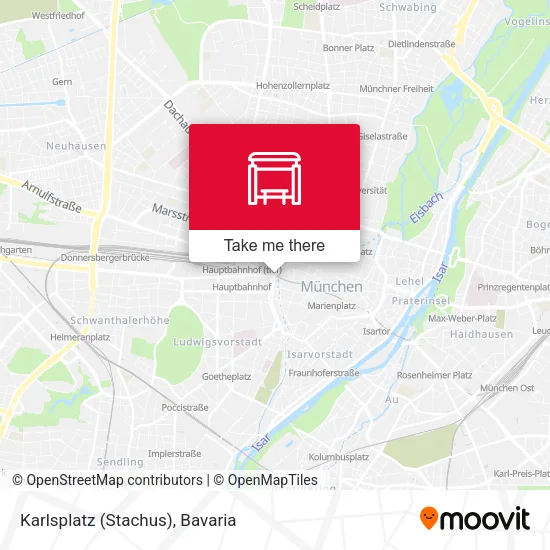 Карта Karlsplatz (Stachus)