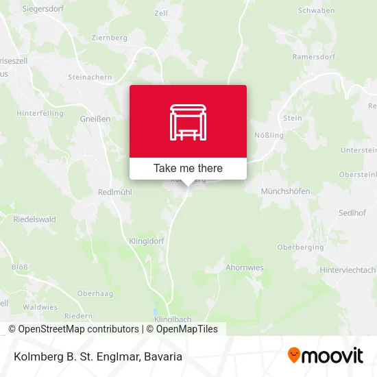 Карта Kolmberg B. St. Englmar