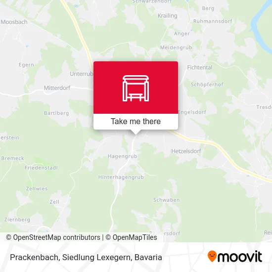 Карта Prackenbach, Siedlung Lexegern