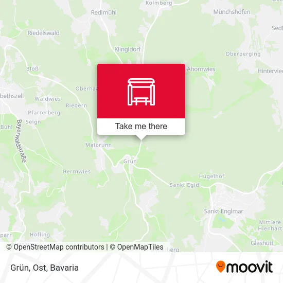 Карта Grün, Ost