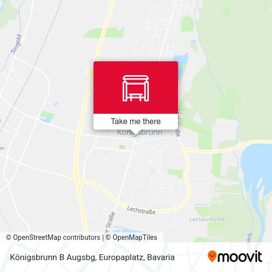 Königsbrunn B Augsbg, Europaplatz map