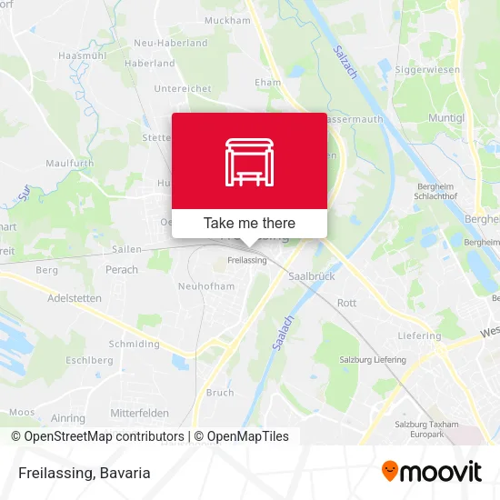 Карта Freilassing