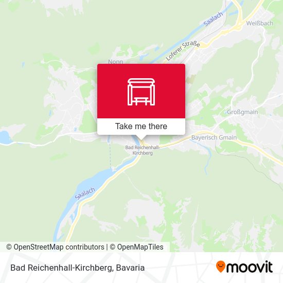 Bad Reichenhall-Kirchberg map