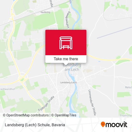 Landsberg (Lech) Schule map