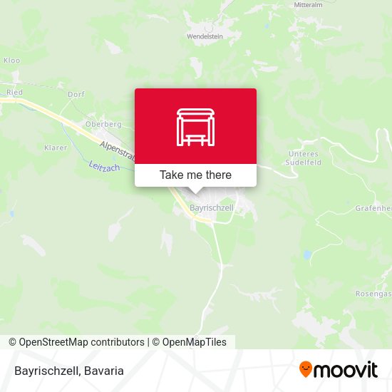 Карта Bayrischzell