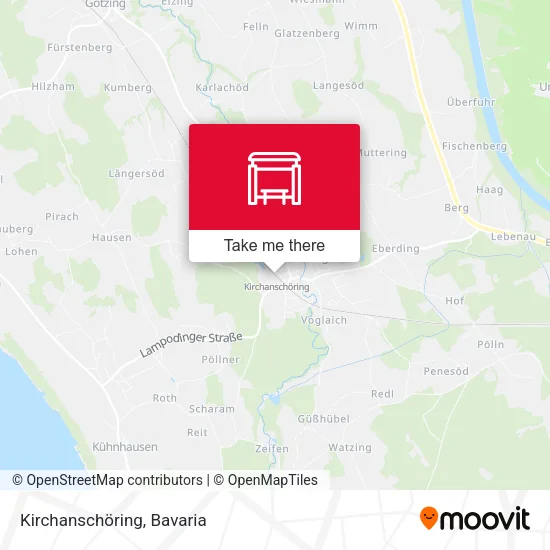Карта Kirchanschöring