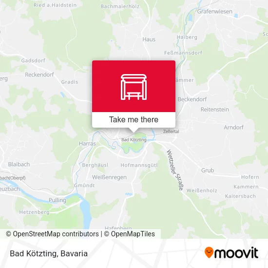 Карта Bad Kötzting