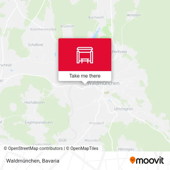 Карта Waldmünchen