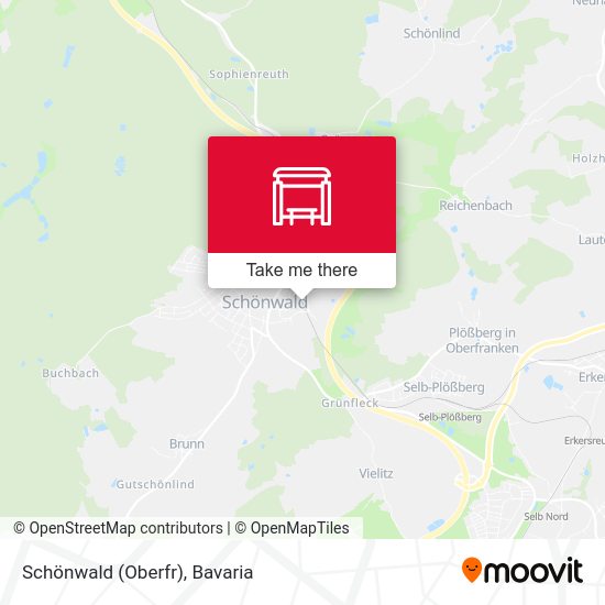 Schönwald (Oberfr) map