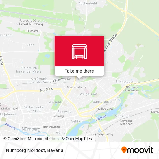 Nürnberg Nordost map