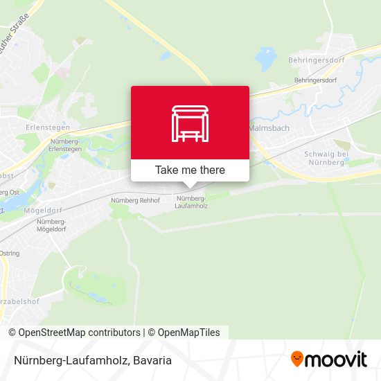 Nürnberg-Laufamholz map