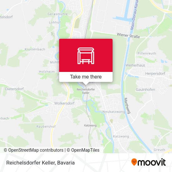 Reichelsdorfer Keller map
