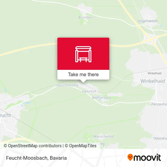 Карта Feucht-Moosbach