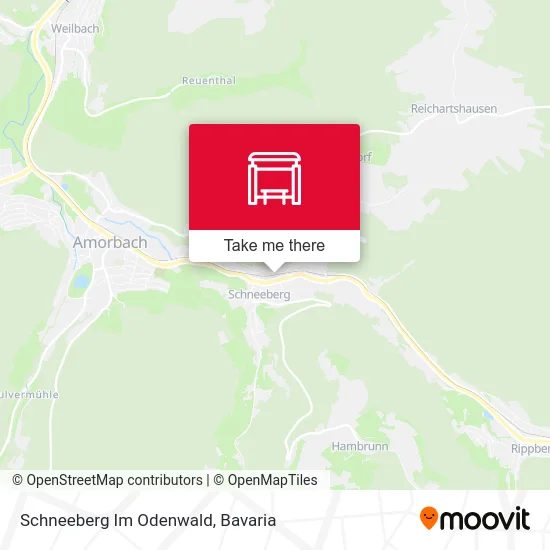 Карта Schneeberg Im Odenwald