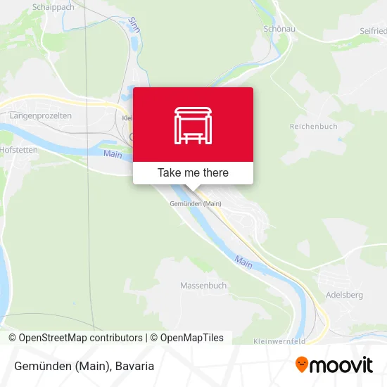 Карта Gemünden (Main)