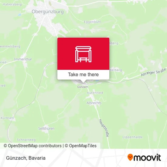 Карта Günzach